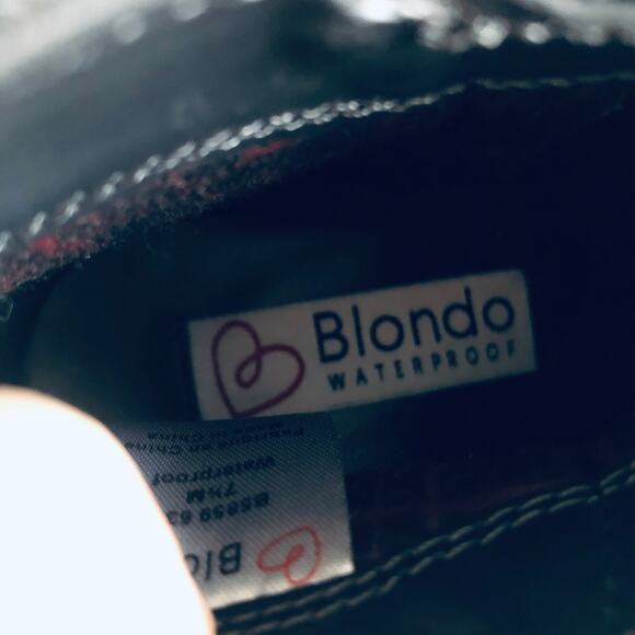 Blondo Women's 7.5 Gray Suede Leather Bootie Waterproof - Picture 5 of 9